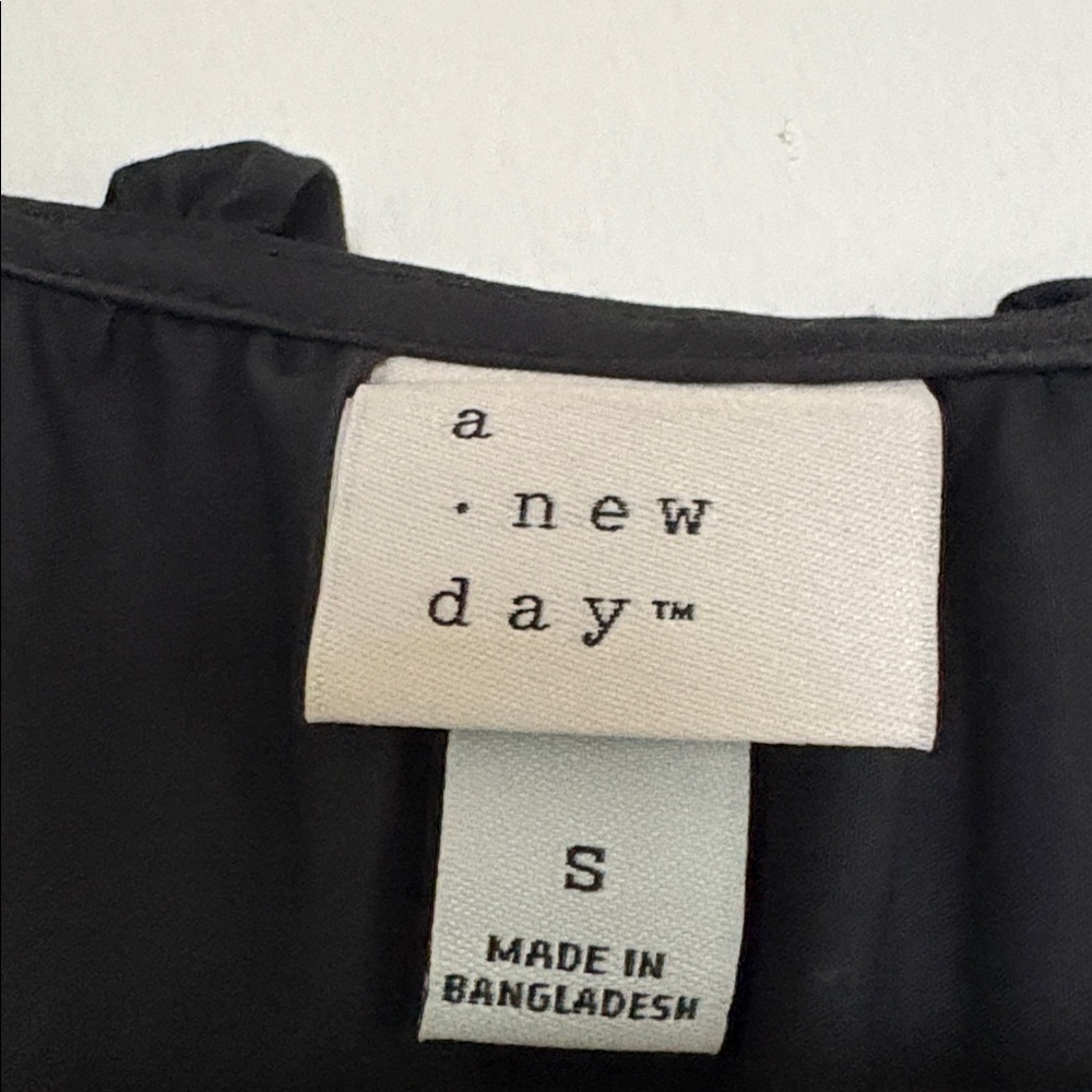 A New Day Black Dress Mini Small - Picture 2 of 6